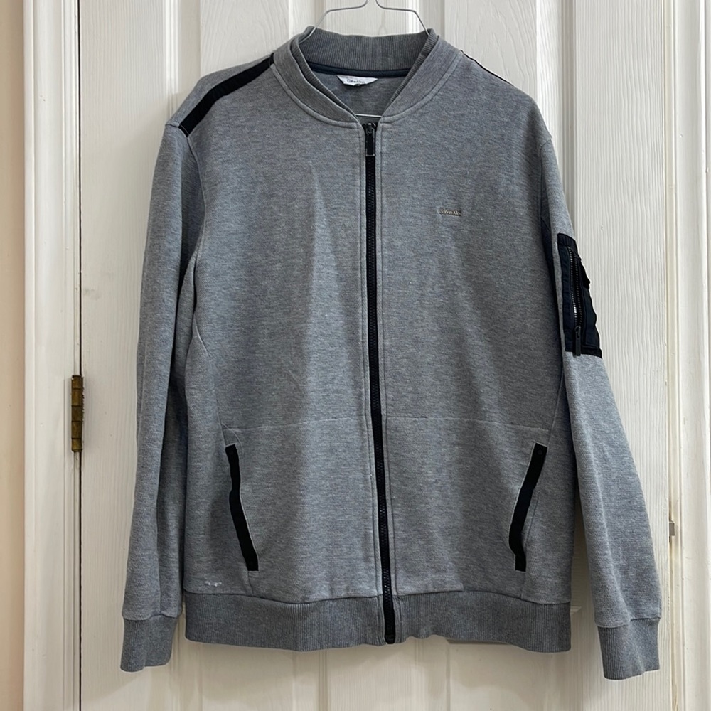 Mens Large Calvin Klein zip up jacket